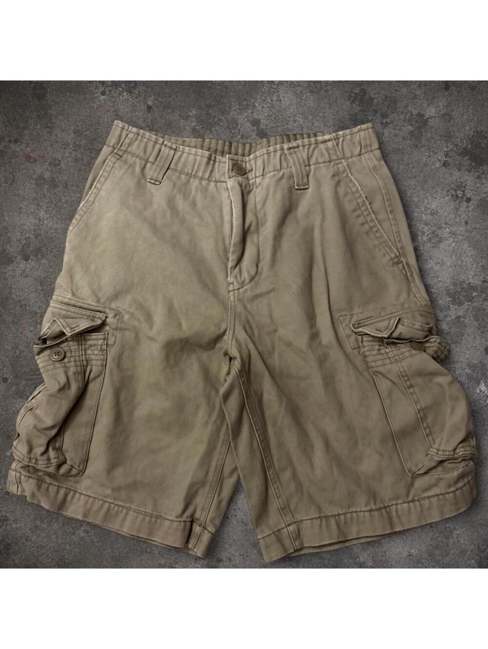 No Boundaries Men's Tan and Khaki Shorts
